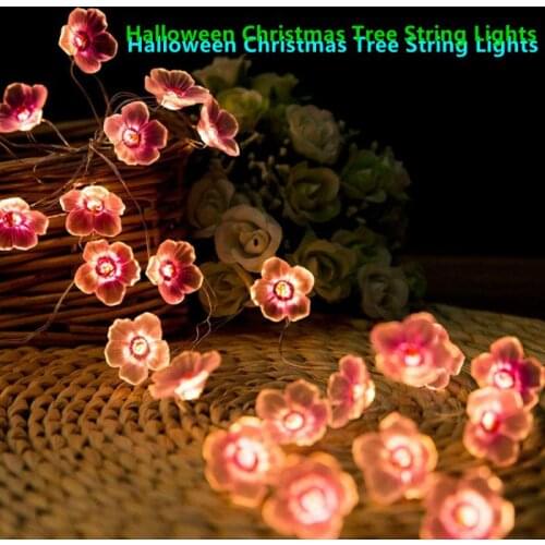 Flower Garland 2.2m 20led fairy lights Festoon led light Christmas Tree String Fairy Lights Flowers Wedding christmas decoration