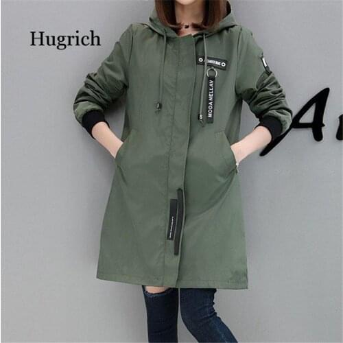 Hugrich Women's Long Trench Coats