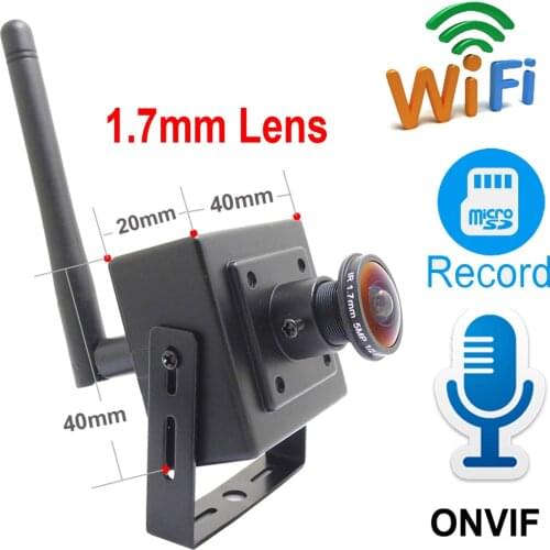 5MP Mini Wifi Camera Ip Fisheye Lens Panoramic Cam 128G Audio Cctv Security Surveillance High Definition Wireless Onvif Home Cam