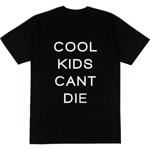 T-shirt Homme cool kids cant die - skate mode paris amusant logo phrase teenager