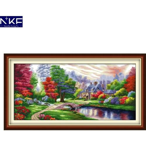 NKF The Ambilight Pattern Cross Stitching DIY Needlework Cross Stitch Kits for Embroidery Home Decoration Cross-stitch Set