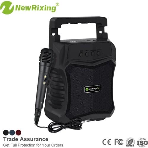 High Power 3 Inch Portable Bluetooth Speakers TWS Wireless Stereo Audio Center LED Light Outdoor Square Dance Kalaoke Subwoofer