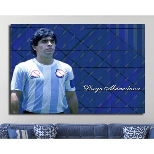 Custom Poster Silk Home Deco 14 Decoration Legend Diego Armando Maradona Football Super Star Great Wall Art Christmas Gift