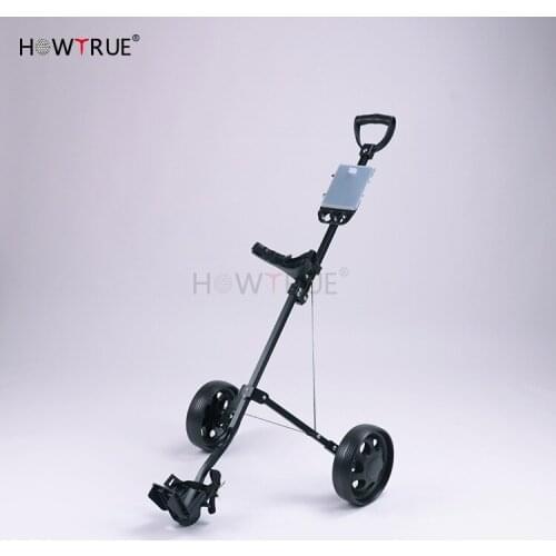 Factory Direct Supply Golf Car Collapsible Cart Chariots of Iron Aluminum Carriage Carts Pull Car