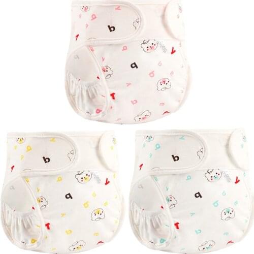 Cloth Diapers Infant Cloth Diaper Printing Adjustable Baby Waterproof and Leak-proof Pants Cloth Nappy Reusable Newborn