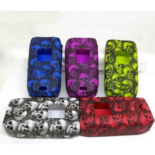 1 pcs color random Design Skull Head Protective silicone case cover For Vaporesso Revenger 220 Kit Revenger 220 Protective Case
