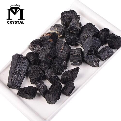 1000g Natural Black Tourmaline Crystal Gemstone Collectibles Rough Rock Mineral Specimen Healing Stone Fish Tank Home Decor