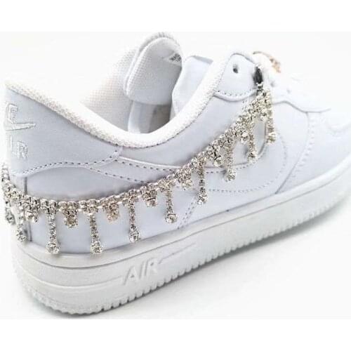 2021 various Crystal Rhinestone shoe chains, AF1 sports shoe decoration, luxury fashion shoe accessories, designer Charm
