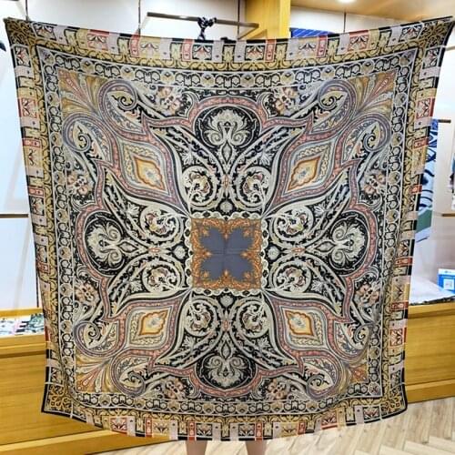 Paisley Print Cashmere Scarf Pashmina Shawl for Women Winter Warm Scarves Wraps