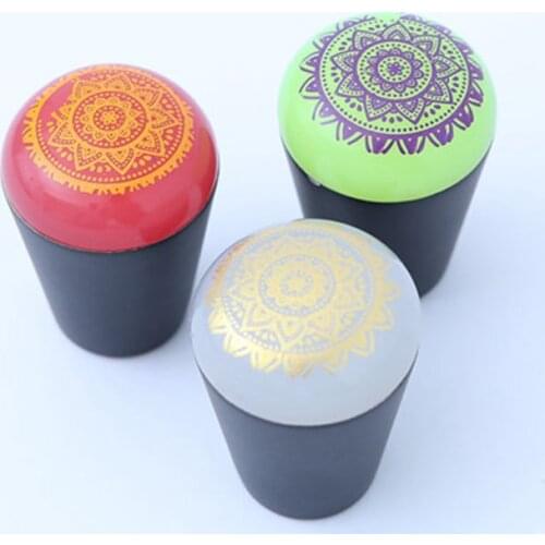 4cm Nail Art Round Jelly nail Stamper Scraper Set Gel Polish Tips DIY Image Transfer Painting Printing Drawing Kit