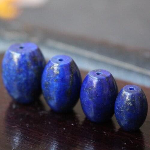 5pcs/lot Natural Emperor Lapis Lazuli Charms Hand Made Bucket Stone Beads Decoration Accessories Spacer Charm DIY Jewelry Making