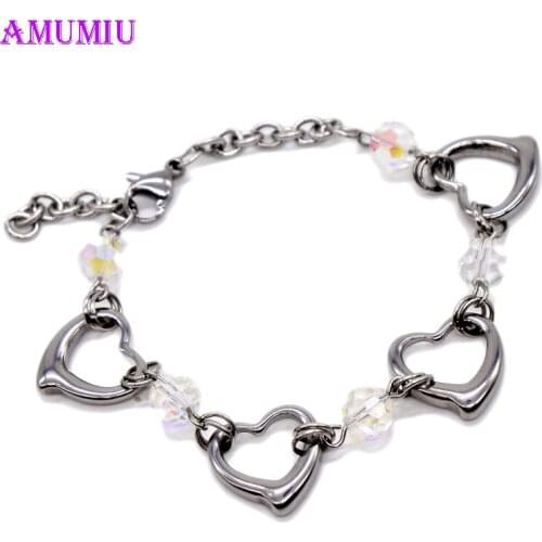 AMUMIU White Bracelets