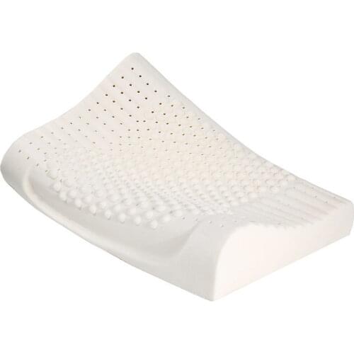 Antibacterial Natural Latex Pillow Slow Memory Foam Pillow Cervical Vertebra Health Care Massage Bedding Mechanical Design F0448