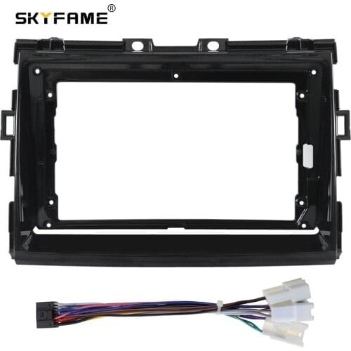 Car Radio Fascia Frame Cable For TOYOTA PREVIA Estima Tarago 2006-2012 Stereo Android Dashboard Kit Face Plate Frame Fascia