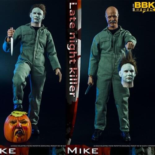 BBK 1/6th BBK009 Halloween Late Night Killer 12" Full Set Male Soldier Action Doll For Collection In Stock
