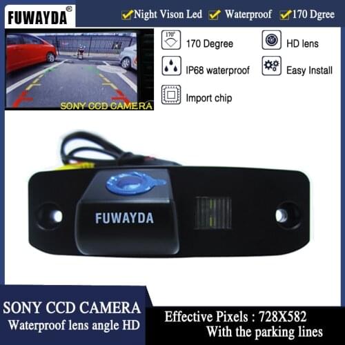 FREE shipping!!!HD CCD Sensor Car Reverse Rear View Backup Parking CAMERA for Kia Ceed Carens Opirus Mohave Rondo Mirror Image