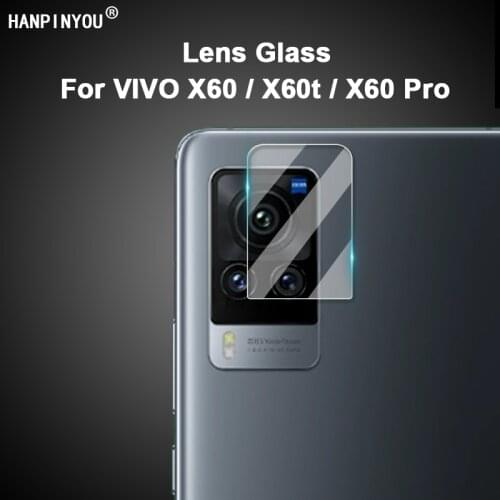 For ViVO X60 X60t X60 Pro 5G 6.56" Clear Ultra Slim Rear Back Camera Lens Protector Cover Soft Tempered Glass Protection Film