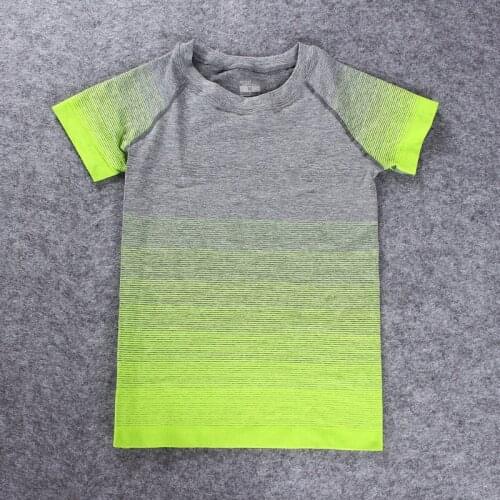 Yoga Shirts Sportswear Women Yoga Top Quick Dry Short-sleeved Sports Shirt Fitness Clothes Running T-shirt Gym Jogging Tees