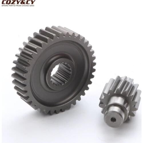 Racing Secondary Transmission High Performance 15/37 + 20% for Baotian BT125T China GY6 125cc 150cc 152QMI 157QMJ 4-stroke