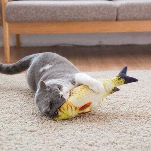 Cat Toys Plush Toys Cat Accessories Simulation Crucian Carp Toys Cat Toy Plush Toys For Cats Pillow Teddy Golden Retriever Fidge