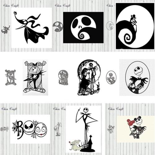 Metal Cutting Dies Halloween Ghost Background Scrapbooking Paper Craft Punch Knife Embossing Art Cutter Dies
