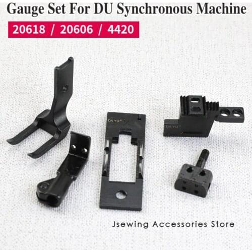 Mitsubishi 4420 / Highlead 20618 / Typical 20606 Gauge Set For DU Synchronization Double Needle Walking Foot Sewing Machine