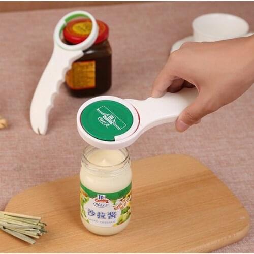 3 in 1 Multifunction Multi Purpose Handy Jar Bottle Can Opener Kitchen Twist Tool Easy Grip(Colors Sent Randomly)