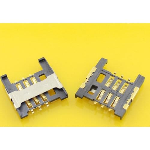 100% New memory card socket connector for cell phone tray slot holder replacement. size:16.5*16.5