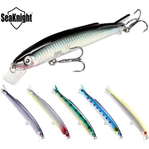 SeaKnight Brand SK005 Minnow Hard Lure 110mm 13g 5PCS Swimming Depth 0.3-0.9M Artificial Bait Fishing Lure Wobblers