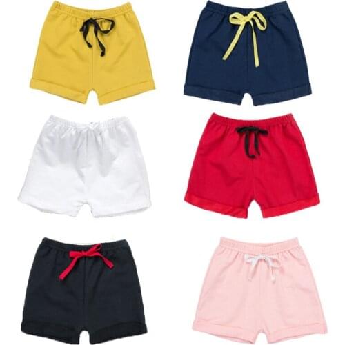 Kids Shorts Infant Baby Pants Tollder Boy Girl Shorts Summer Clothing Beach Short Sports Pants Kid Panties for 1-7 Years Child