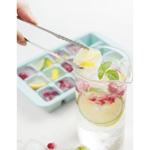 Silicone Ice Cube Trays Molds with Lid Flexible 15 Ice Tray for Whiskey Cocktail Molds Freezer BPA Free