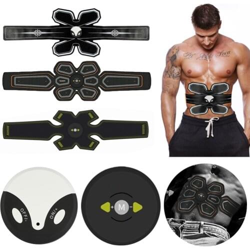Vibration Abdominal Muscle Trainer Rechargable Wireless EMS Electric Weight Loss Body Slimming Machine Abdominal Exercise Belt