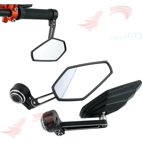 CNC Rearview handle bar Handlebar End Mirror For TRIUMPH Bonneville T120T100 T900/THRUXTON 1200R/STREET TRIPLE RS&CUP/Bonneville