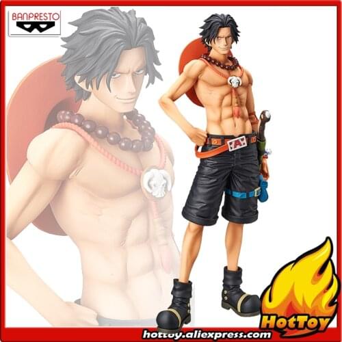 100% Original Banpresto Grandista THE GRANDLINE MEN Collection Figure - Portgas D. Ace from "ONE PIECE"