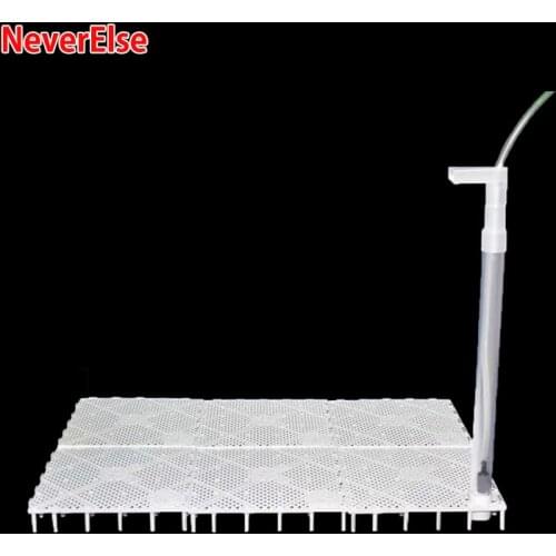 Aquarium Bottom Filtration Board Air Lift Tube Easy-Assembled Isolation Plate Net Grid Fish Tank Base Platform Filter Accessory