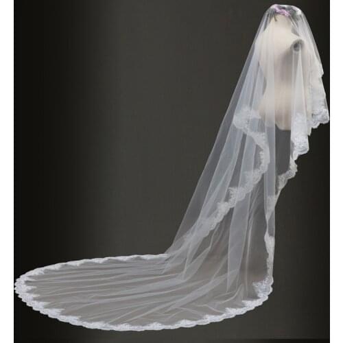 Amelie Rocky Wedding Lace Veils