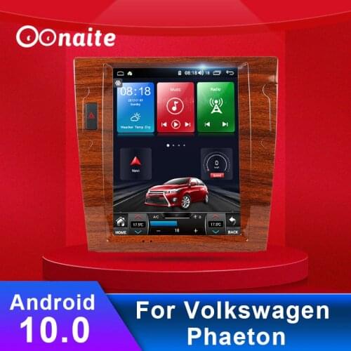 Oonaite Android Car Radio For Volkswagen Phaeton GPS Navigation Multimedia DSP Player 12.1 inch