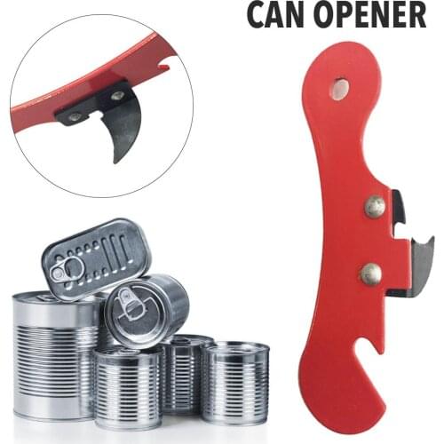 Go Swing Topless Can Opener Multifunctional Bottle Opener Safety Easy Manual Can Opener for Household Bar Tool