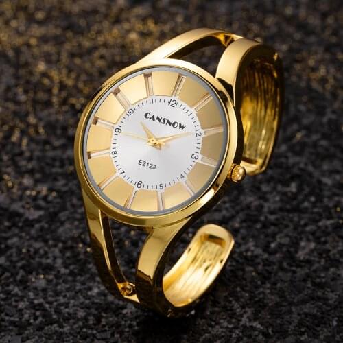 Women Watches Luxury Gold Bracelet Watch Silver Dial Top Brand Dress Quartz Watch Casual Female Clock Zegarek Damski