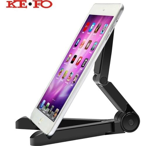 Tablet Holder For Apple iPad Pro 10.5 12.9 9.7 Air 1 2 mini 1 2 3 4,KeFo Folding Universal Tablet Bracket Desktop Stand Holder