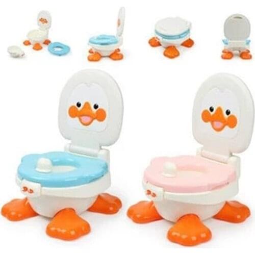 Cheap 3:1 duck kids baby potty chair plastic portable toilet potty training