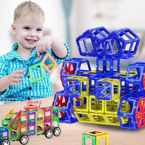 Big Size Magnetic Designer Construction Set Model & Building Toy Magnets Magnetic Blocks Educational Toys For Children gift