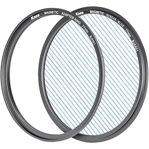 Kase Wolverine Magnetic Streak Blue Filter with Front Filter Threads