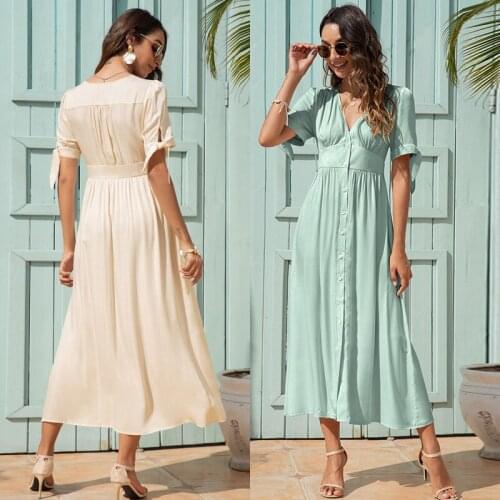 Minifaceminigirl Solid Summer Dresses
