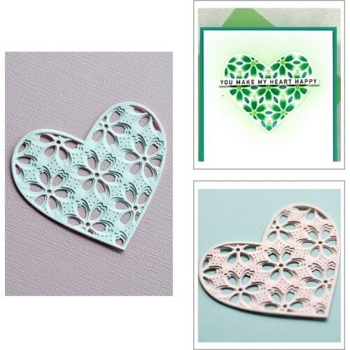 Layered Lovely Heart Frame 2020 New Metal Cutting Dies for DIY Scrapbooking and Card Making Decorative Embossing Craft No Stamps