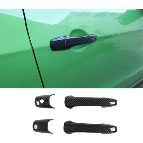 For Ford Mustang 2004 2005 2006 2007 2008 2009 2010 2011 2012 2013 2014 Car Door Handle Shell Decal Cover Exterior Accessories