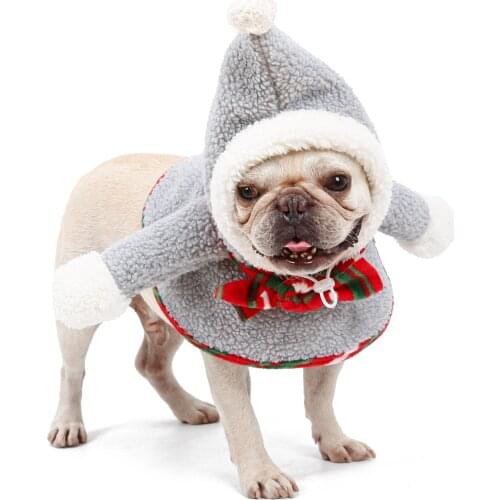 New Autumn Winter Warm Pet Dog Clothes Snowman Look Funny Christmas Dress Up Puppy Costumes For Small Medium Cat Dog Clothing