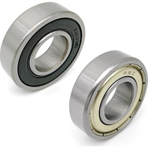 DALUO Bearing R8 R8ZZ R8Z R8RS R8-2RS 5/8x1-3/8x11/32 inch Ball Bearings Single Row Deep Groove Ball Bearings