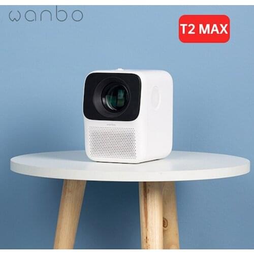 Global Version Wanbo T2 MAX LCD Projector LED Support Vertical keystone Correction Portable Mini Home Theater Xiomi Projector