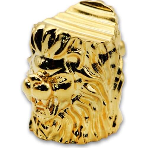 Professional Cigar Holder Sterling Copper Ring Jewelry Lion Style Portable Cigarette Stand Tobacco Smoking Tool For Cohiba